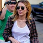 Miley Cyrus Braless Flashes Nipples Pokies