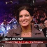 Gina Carano sexy grimace