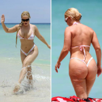 Nicole Coco Austin thonged bikini