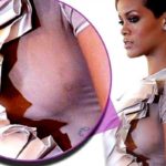 Rihanna sideboob tits