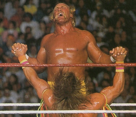 Hulk Hogan and Ultimate Warrior