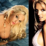 Amy Anderssen and Britney Spears look alikee