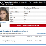 Butt Hole Tattoo Girl Maria Louise Del Rosario mugshot