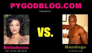 Belladonna vs Mandingo 11.75 inch cock
