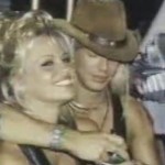 Pamela Anderson and Bret Michaels party