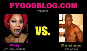 Pinky vs Mandingo 11.75 inch cock