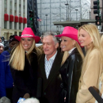 Playboy models Sandy Bentley and her twin sister Mandy Bentley, as well as April 2000 Playmate of the Month Brande Roderick.