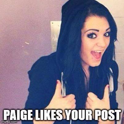 Paige likes your post